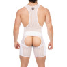 Barcode Berlin Body Backless Krish Blanc-Noir